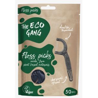 FLOSS PICK carbon activo 50ud 
