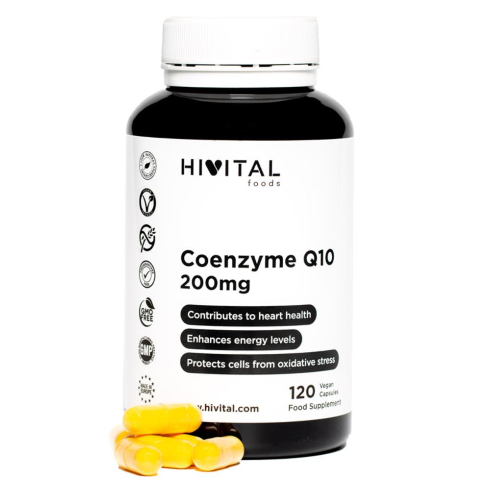 Coenzima Q10 200 mg 120caps veganas