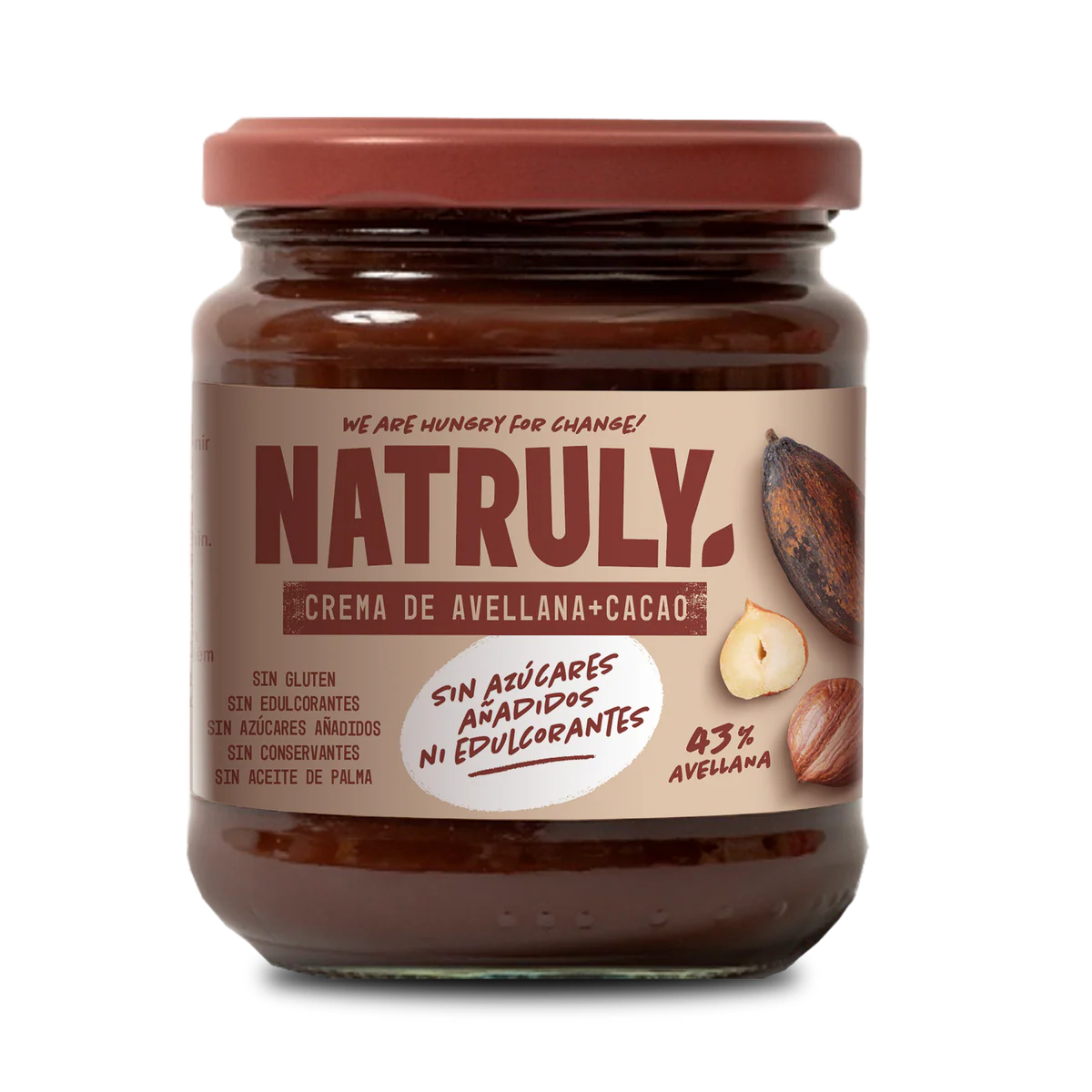 CREMA CACAO Y AVELLANAS 285gr NATRULY