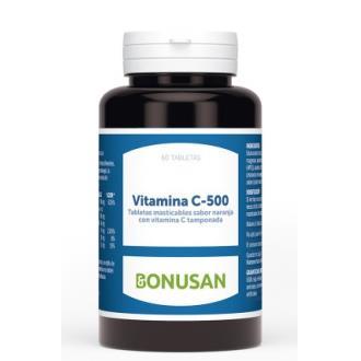 VITAMINA C 500 MASTICABLE 60comp BONUSAN