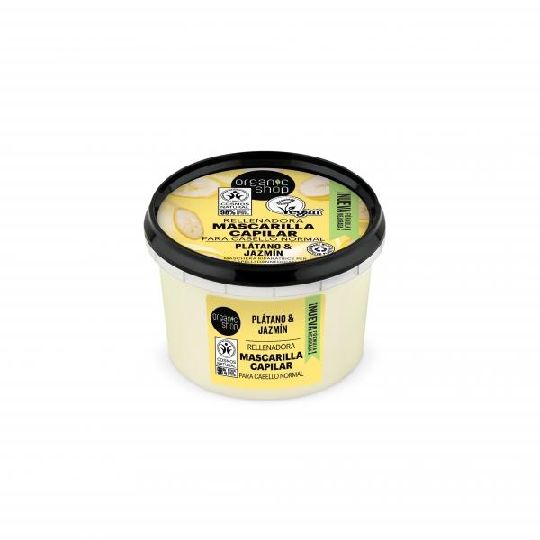 MASCARILLA CAPILAR REPARADORA PLÁTANO Y JAZMÍN, 250 ml