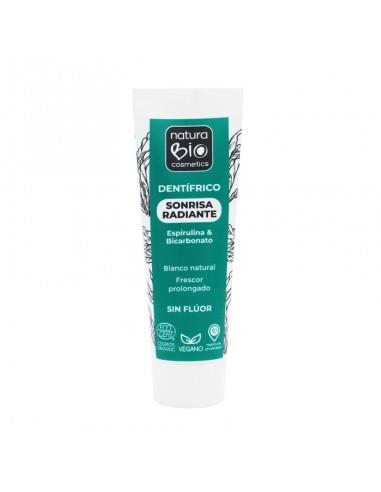 DENTIFRICO SONRISA RADIANTE ESPIRULINA  BICARBONATO 75ml