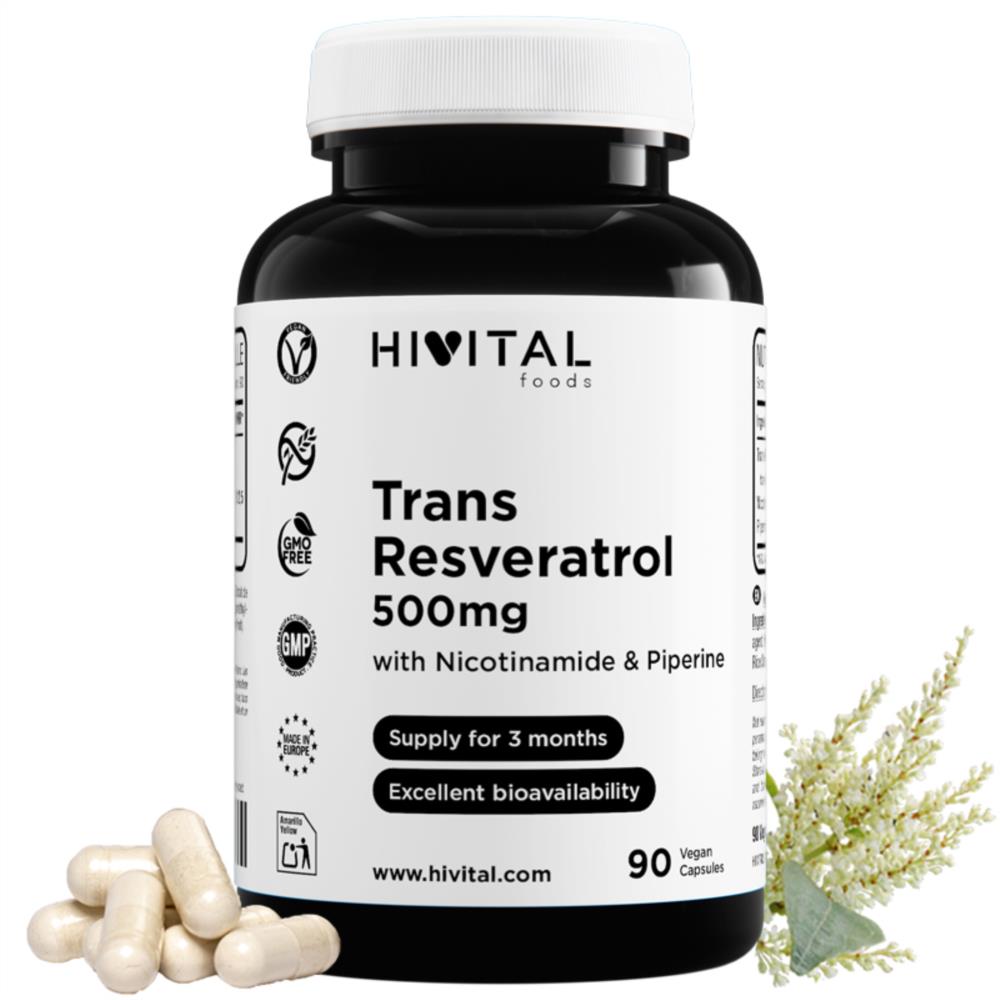 Resveratrol 500 mg 90caps HIVITAL