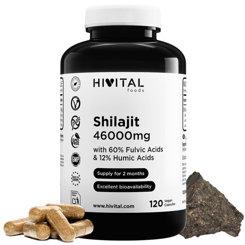 Shilajit 46000 mg 120vcaps HIVITAL