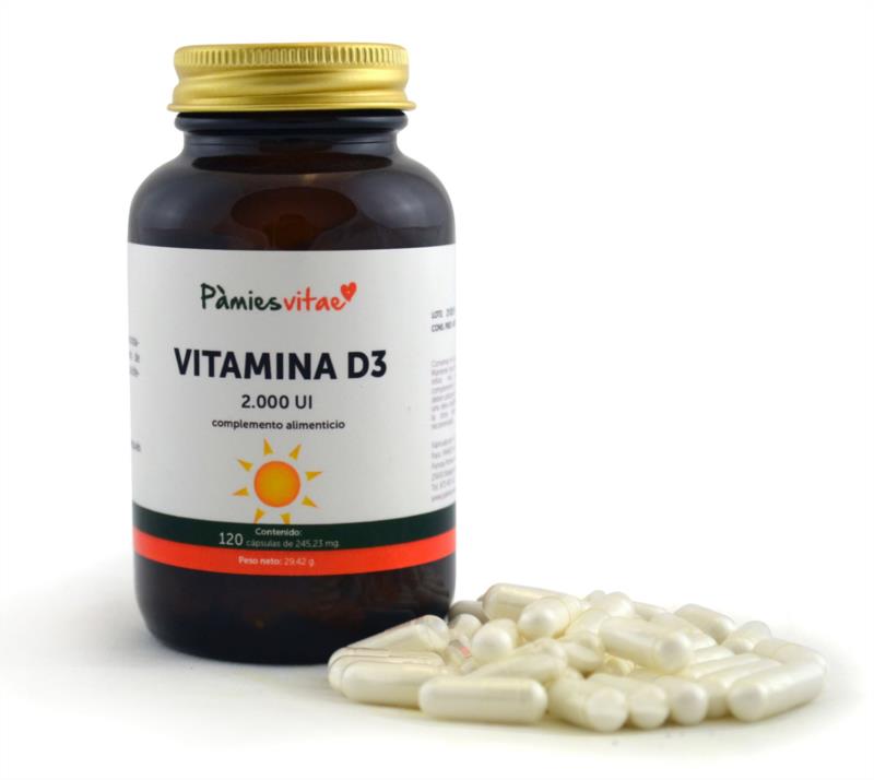 Vitamina D3 120caps 2000 UI PV