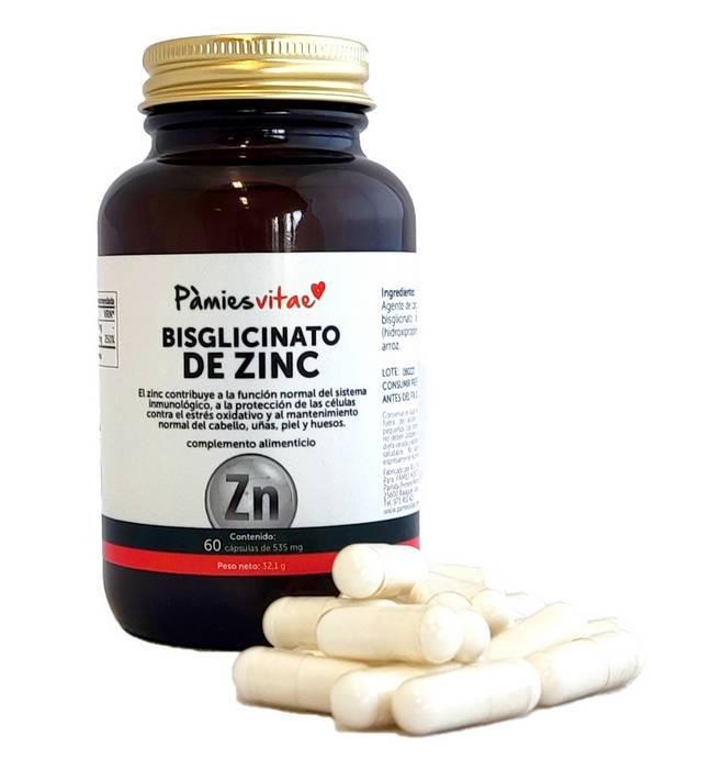 BISGLICINATO DE ZINC 60caps