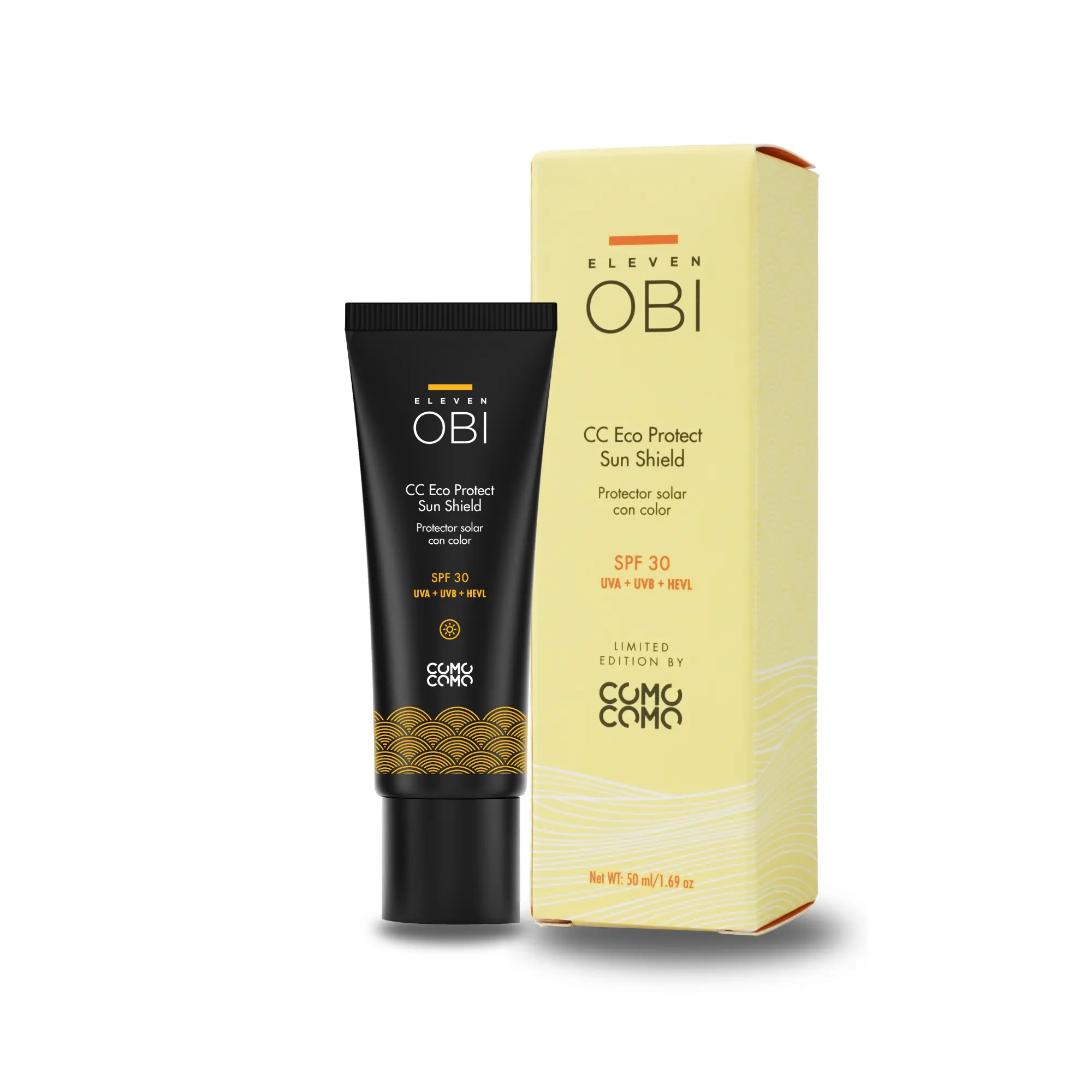 PROTECTOR SOLAR ANTIEDAD CON COLOR SPF30 60ml CC Eco Protect Sun Shield